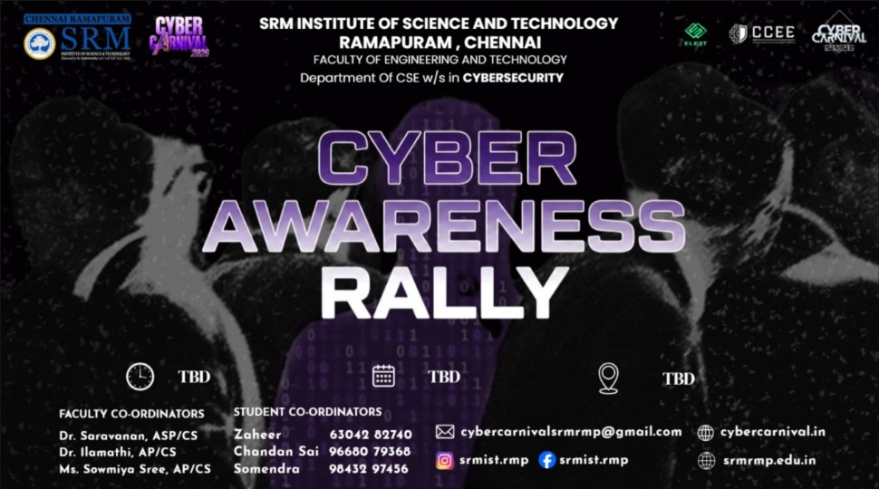 CYBER AWARENESS RALLY poster